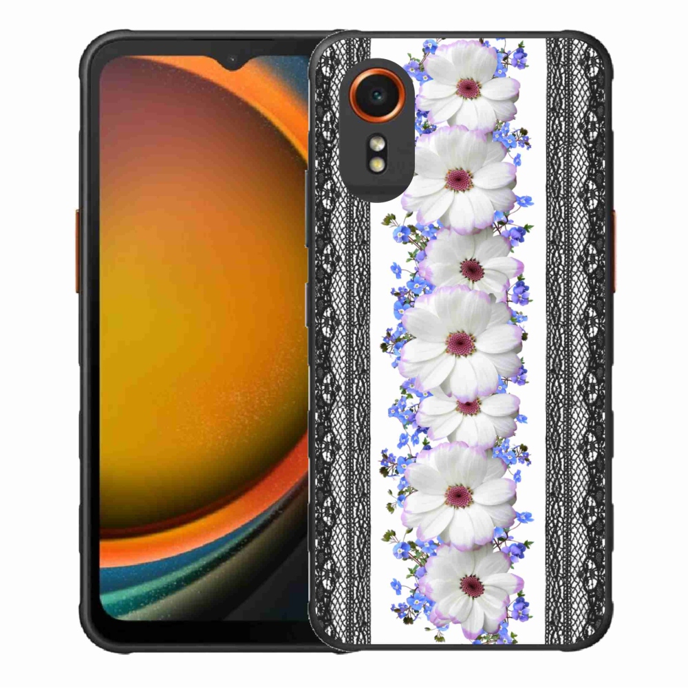 Gél borítás mmCase Samsung Galaxy Xcover 7 - virágok 8