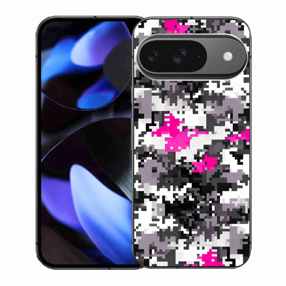 Zselés borítás mmCase a Google Pixel 9/9 Pro készülékhez - álcázó minta 4