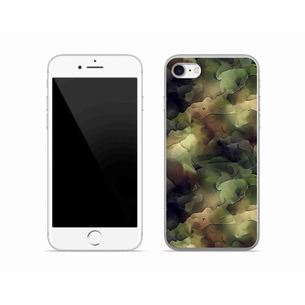 Zselés borítás mmCase iPhone SE (2020) - terepszínű minta 10