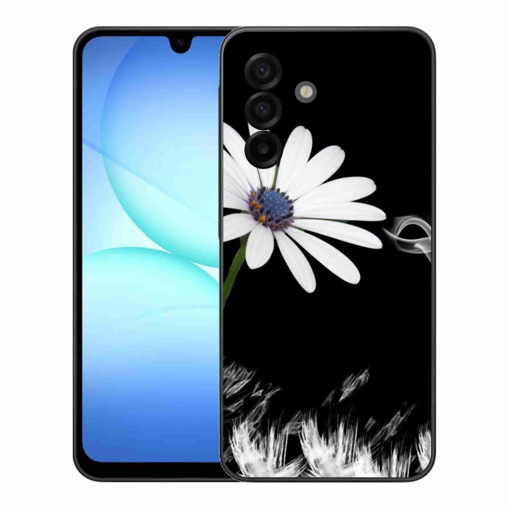 Gél védőhuzat mmCase Samsung Galaxy A17 4G/5G - fehér virág