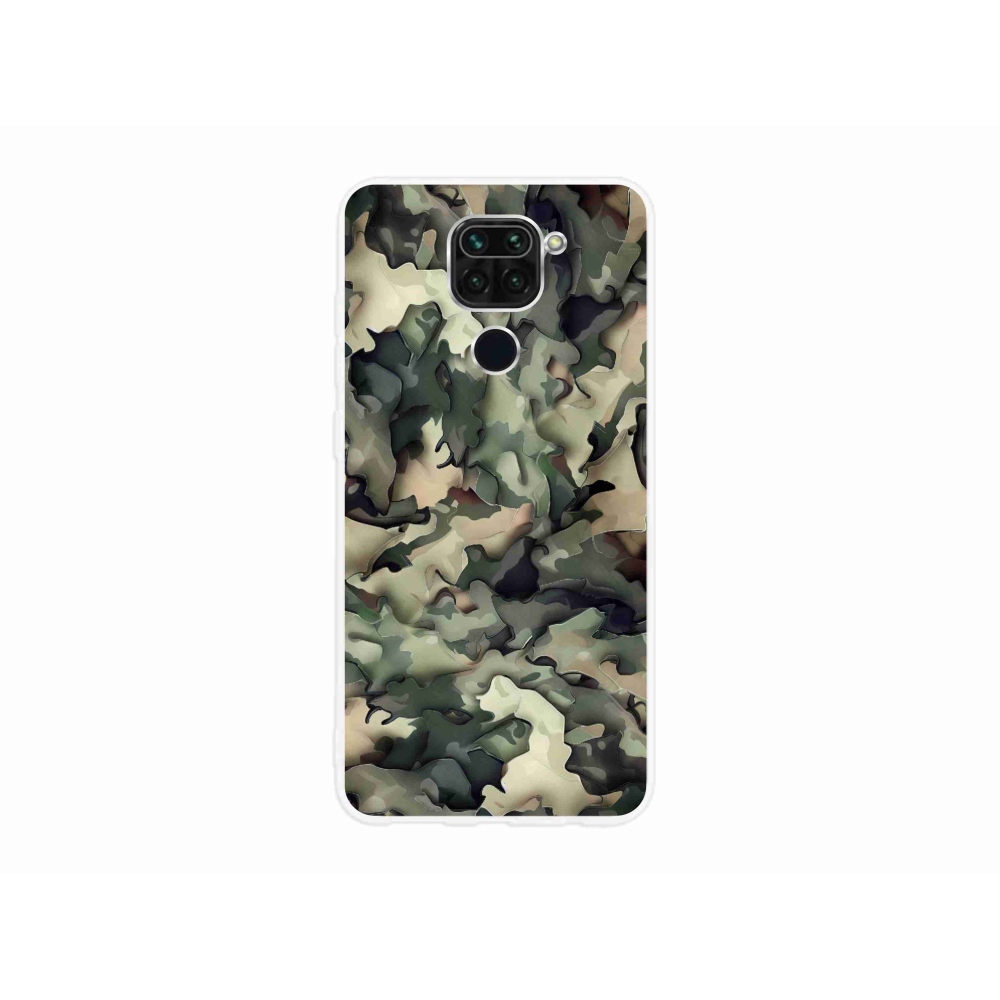 Gél borítás mmCase a Xiaomi Redmi Note 9-hez - terepszínű minta 9