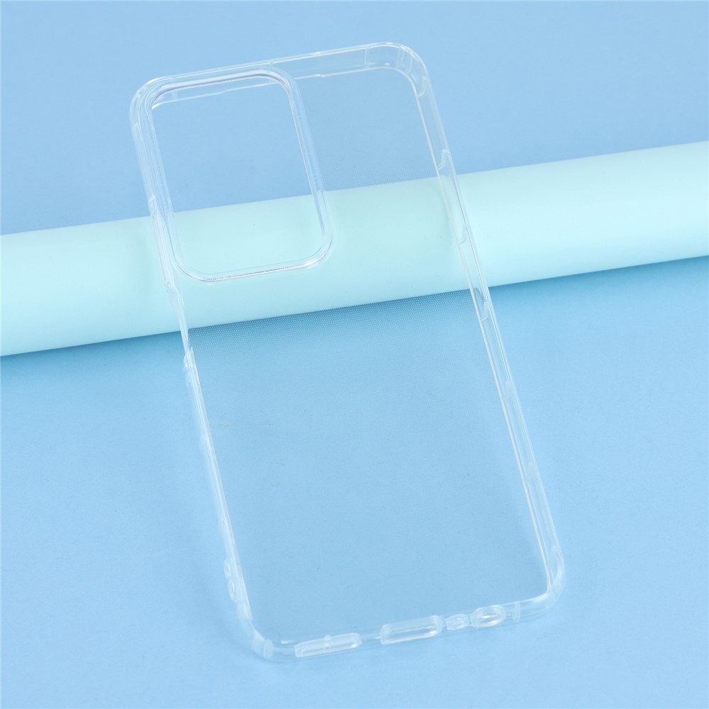 Átlátszó zselés tok a Realme C71 készülékhez - átlátszó