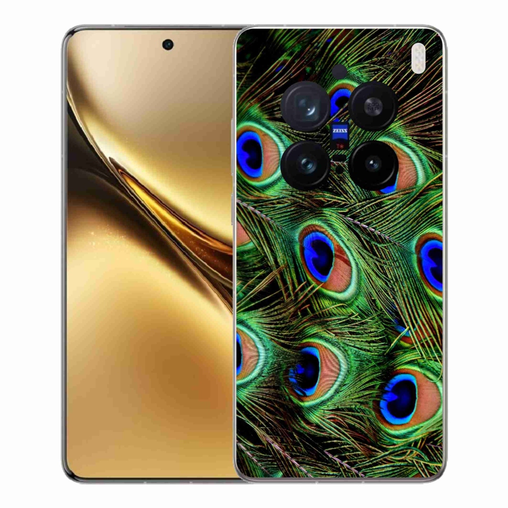 Zselés borítás mmCase a Vivo X200 Pro 5G készülékhez - pávatoll