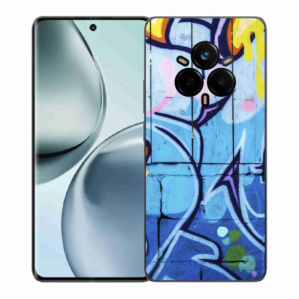Gél borítás mmCase a Realme 14 Pro+ 5G számára - graffiti