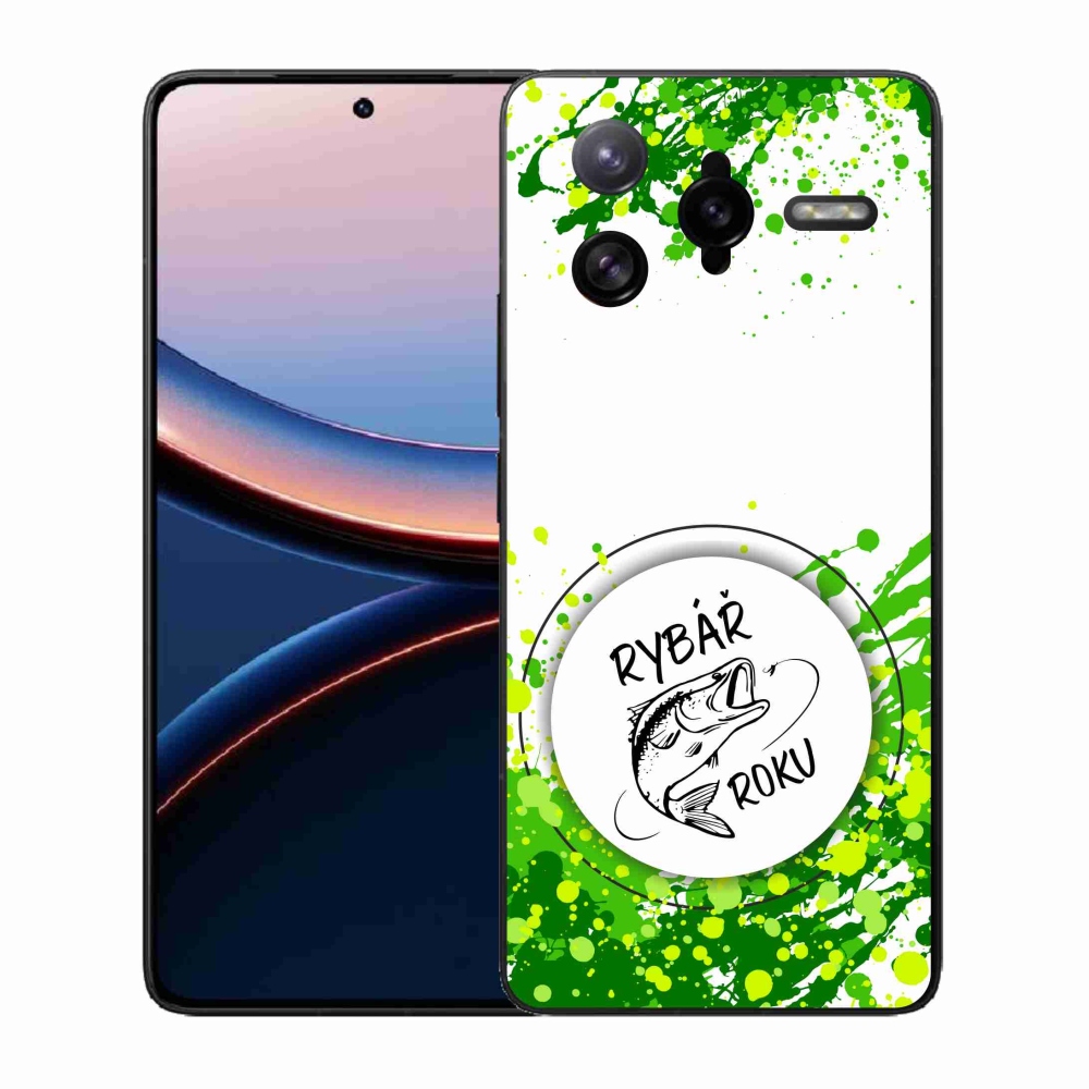 Gél borító mmCase a Xiaomi Poco F7 Ultra számára - az év horgásza fehér háttérrel