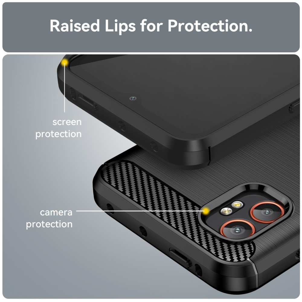 Szénálló zselés tok Samsung Galaxy Xcover 7 Pro készülékhez - fekete