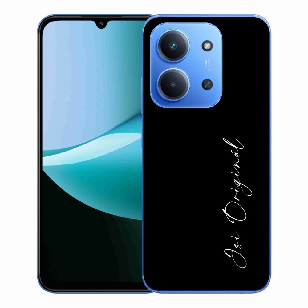 Gél borító mmCase a Xiaomi Redmi 15C 4G/5G (173mm) - Ön az eredeti fekete háttérrel