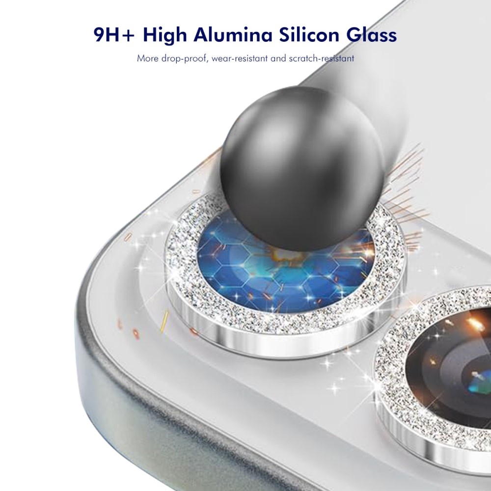 ENK Decor kamera lencse üveg Samsung Galaxy S25 Edge készülékhez (különálló üveg) - ezüst