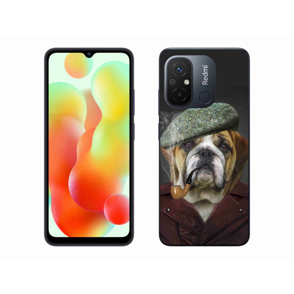 Gél borítás mmCase a Xiaomi Redmi 12C-hez - kutya csővel