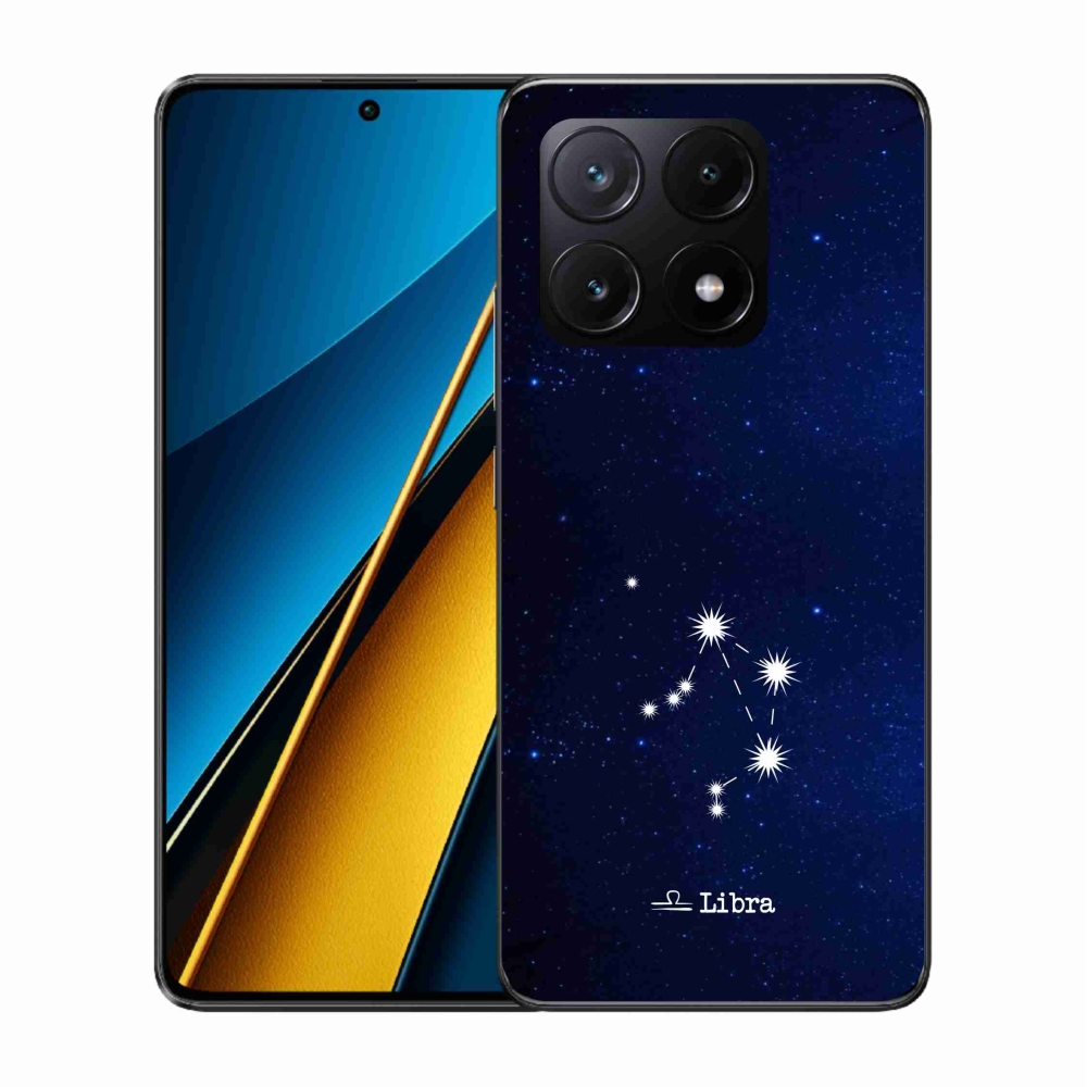 Gél borítás mmCase a Xiaomi Poco X6 Pro 5G számára - csillagkép Libra