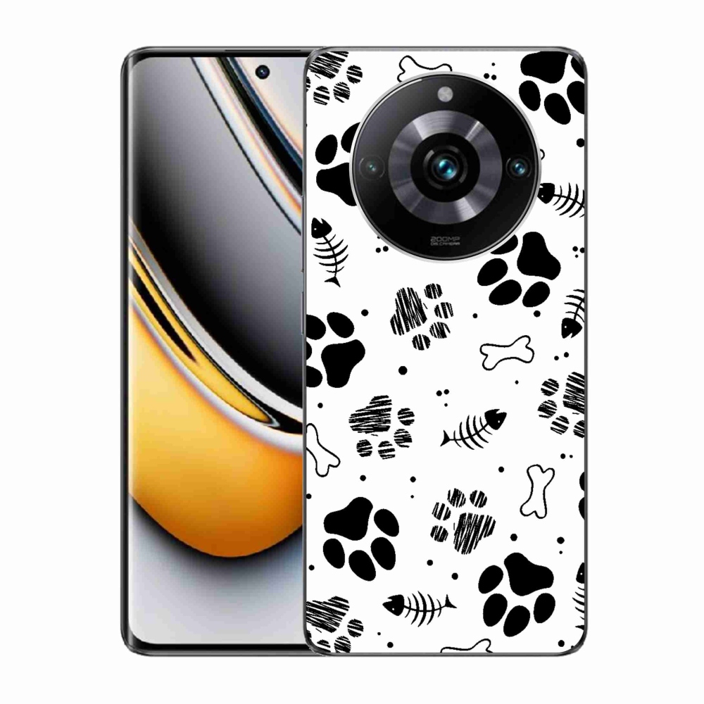 Gél borítás mmCase a Realme 11 Pro/11 Pro+ készülékhez - kutyamancsok 1