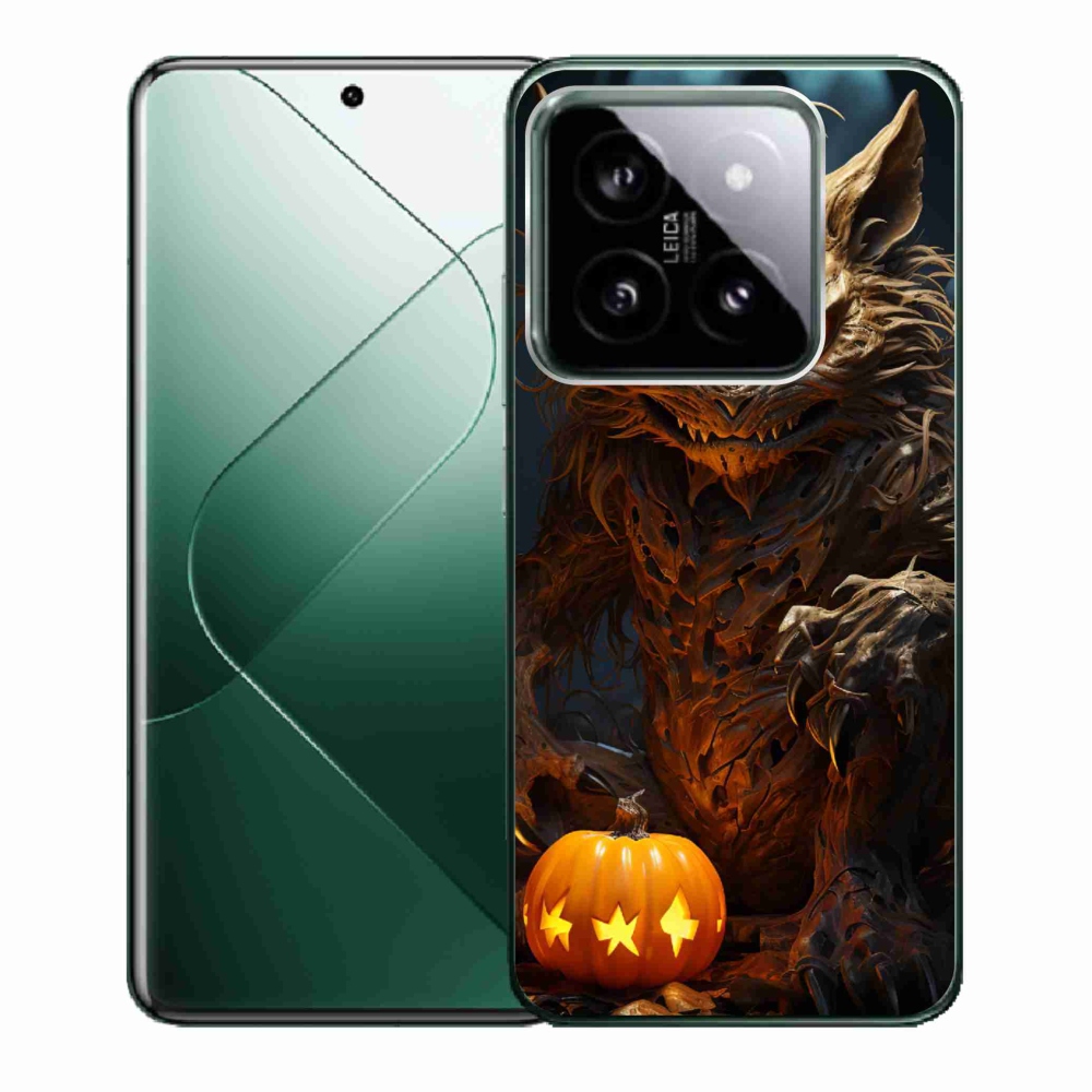 Gél borító mmCase a Xiaomi 14-hez - Halloween szörnyeteg