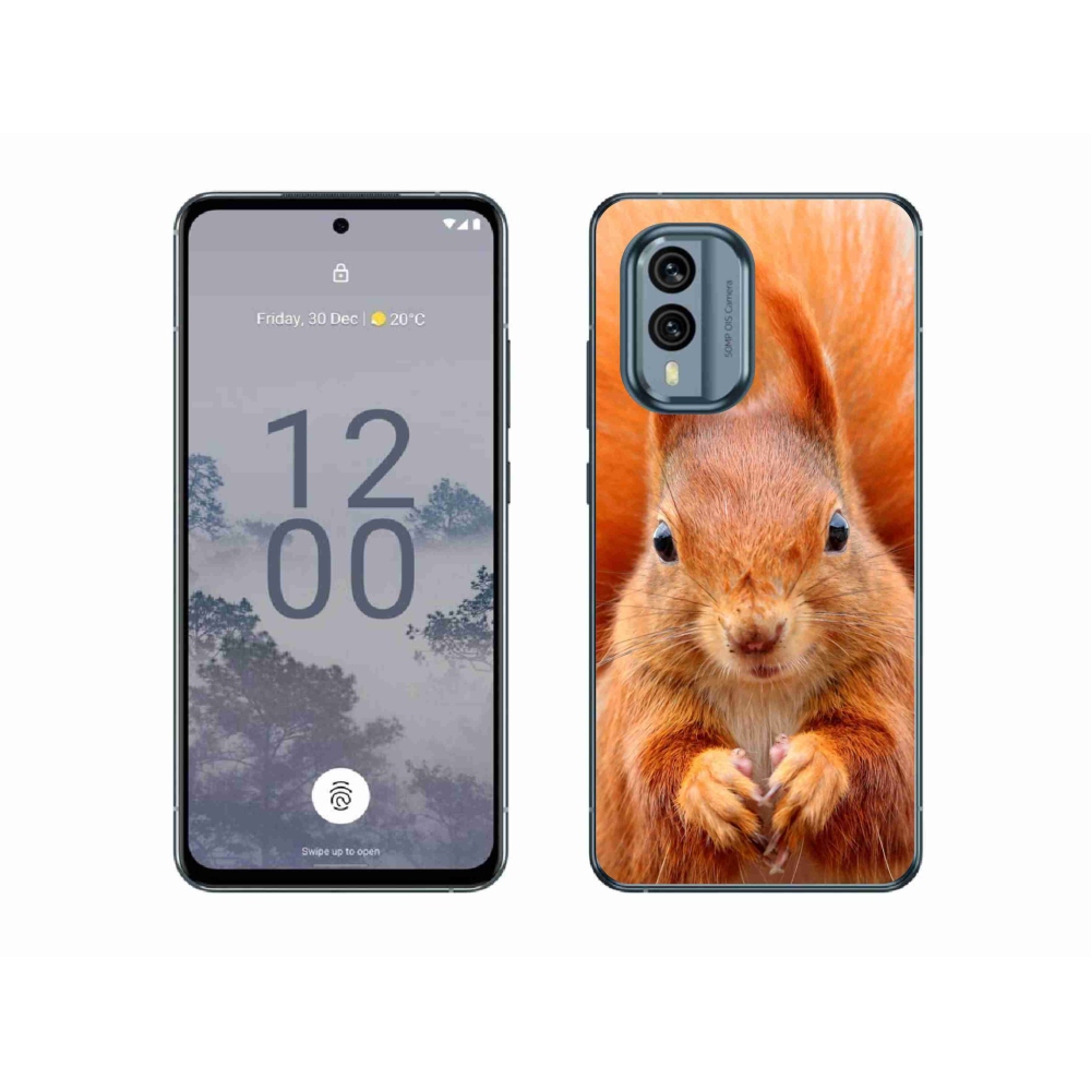 Zselés borítás mmCase a Nokia X30 5G készülékhez - mókus