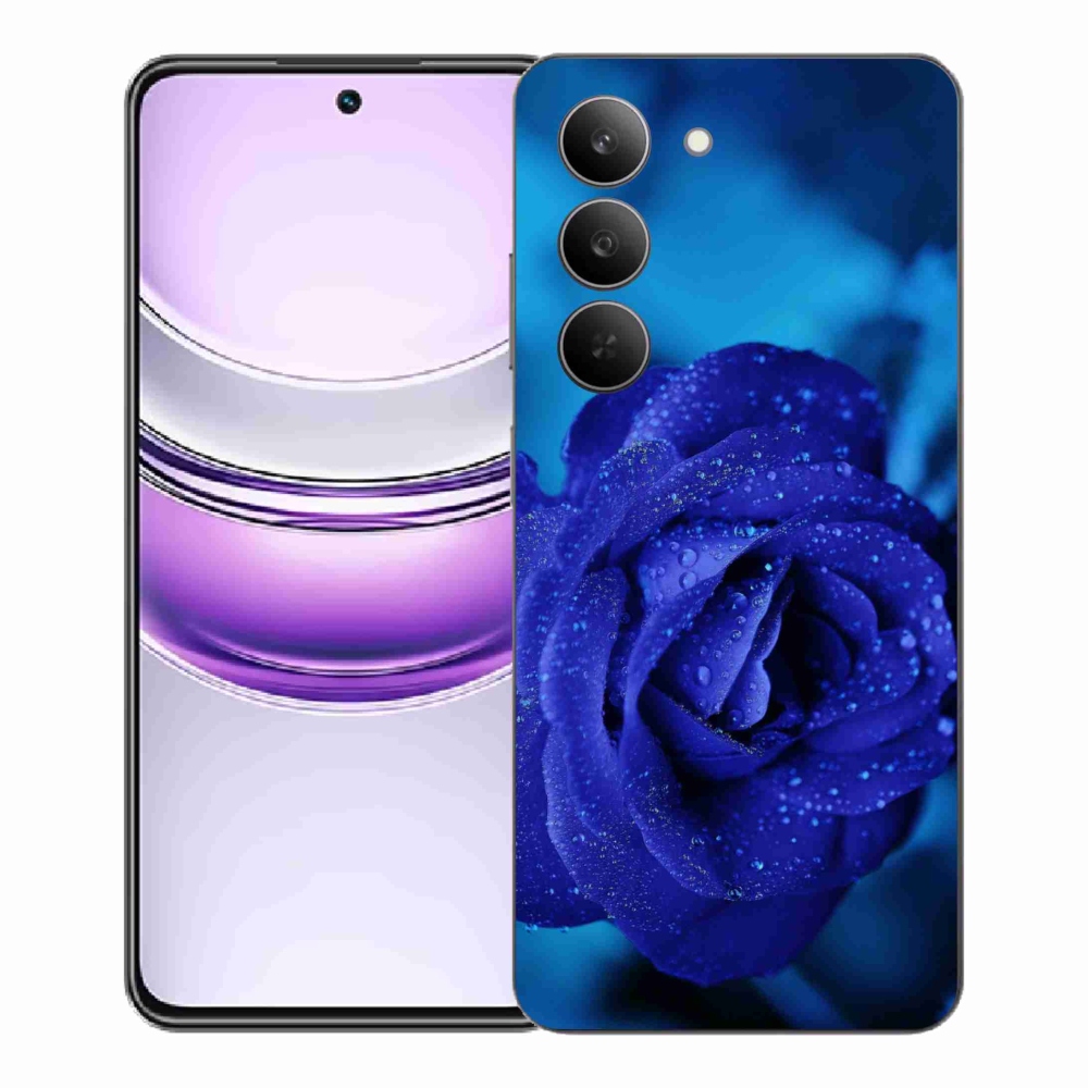 Gél borító mmCase a Realme 14x 5G készülékhez - kék rózsa