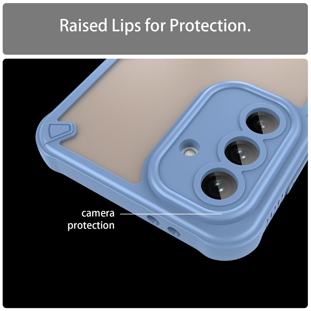 Fagyasztott tartós borítás Samsung Galaxy A36 5G készülékhez - kék