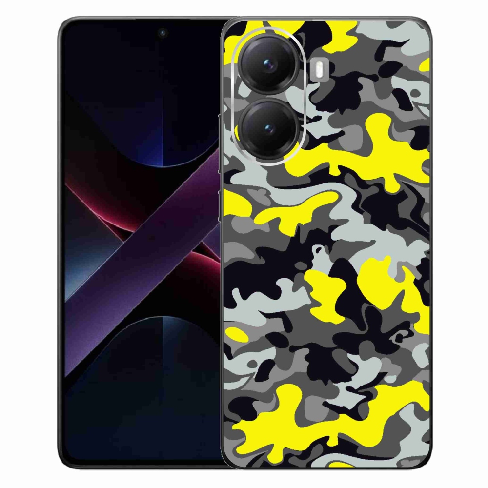 Gél borítás mmCase a Xiaomi Poco X7 Pro 5G-hez - terepszínű minta 6