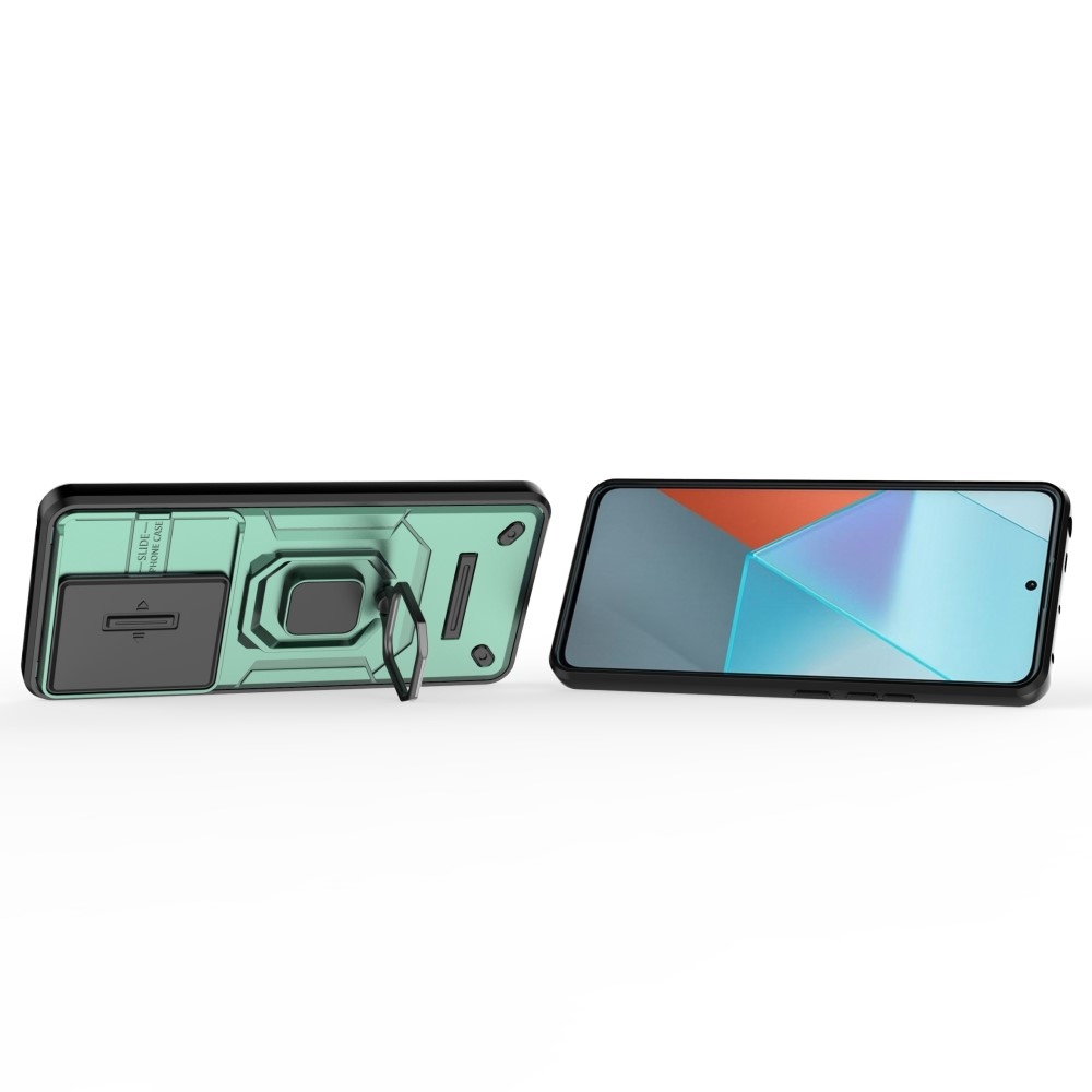 Lencseálló hibrid borítás a Xiaomi Redmi Note 13 Pro 5G/Poco X6 5G készülékhez - zöld