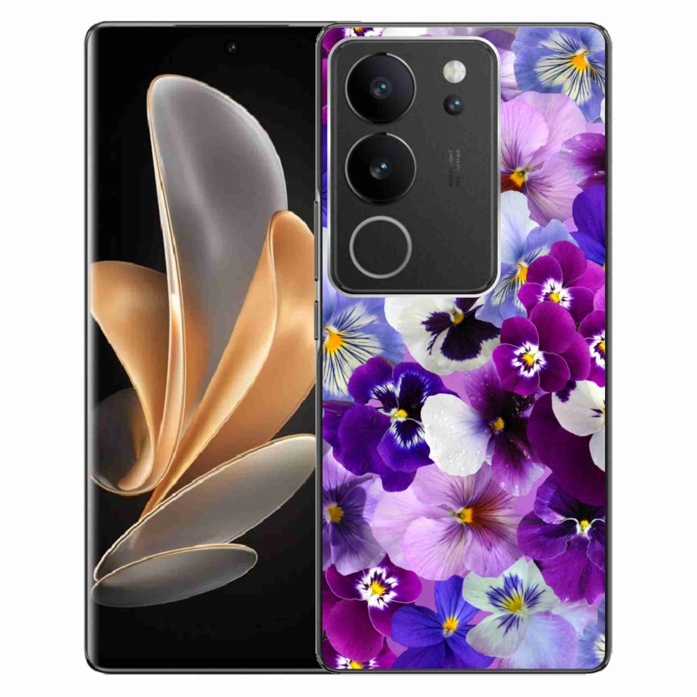 Gél borító mmCase a Vivo V29 5G készülékhez - virág 9