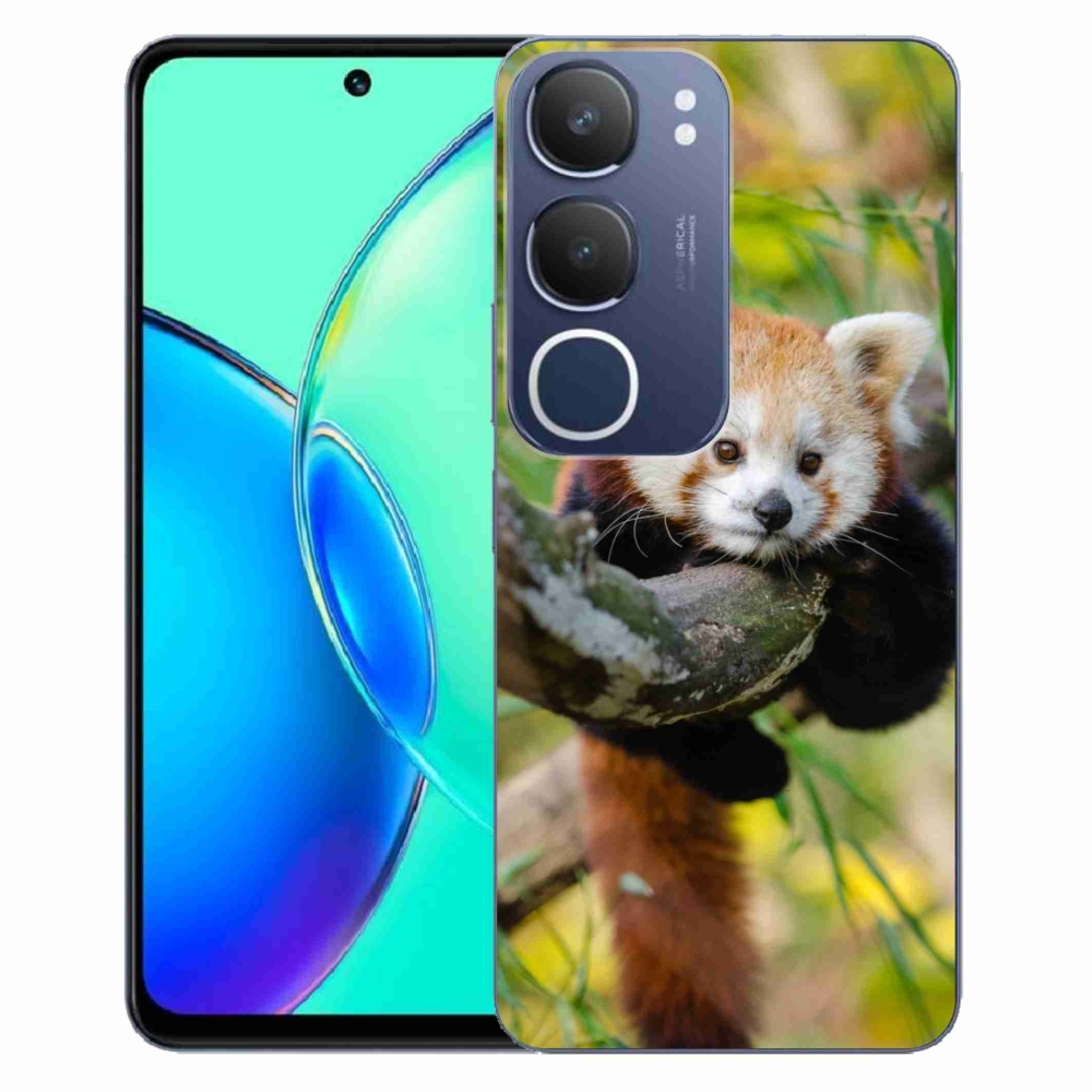 Gél védőburkolat mmCase a Vivo Y19s készülékhez - pandavörös