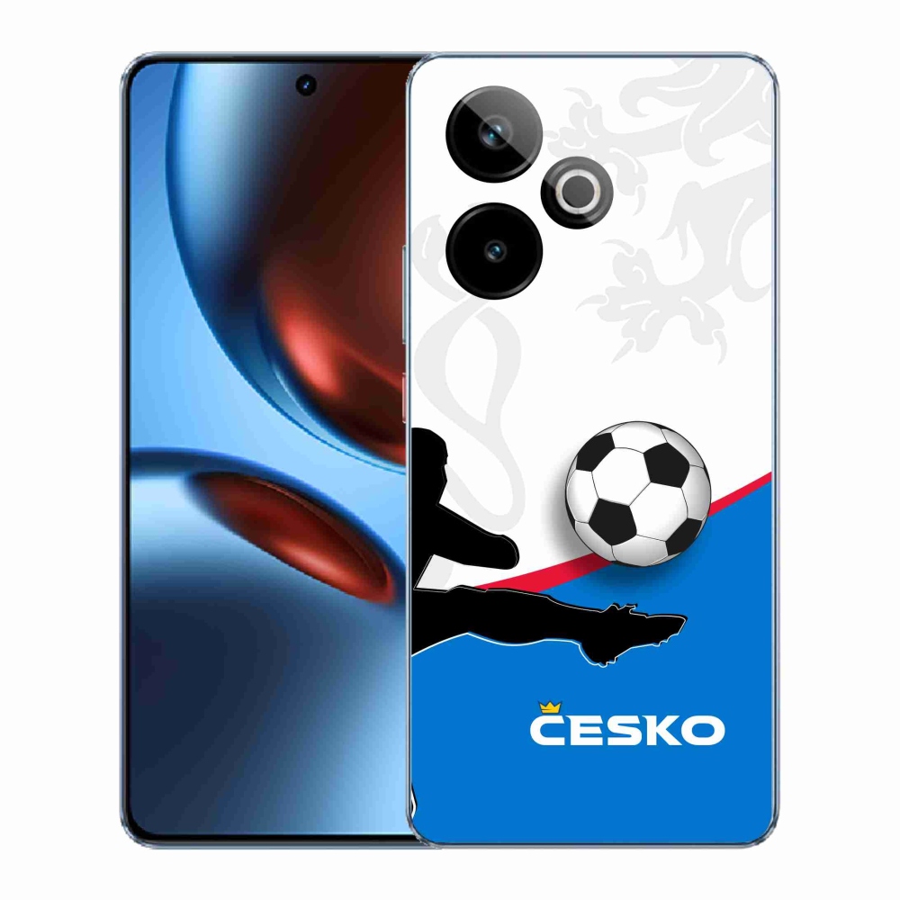 Rugalmas zselés tok mmCase képpel a Realme GT 7 5G/GT 7T 5G - futball Csehország 3