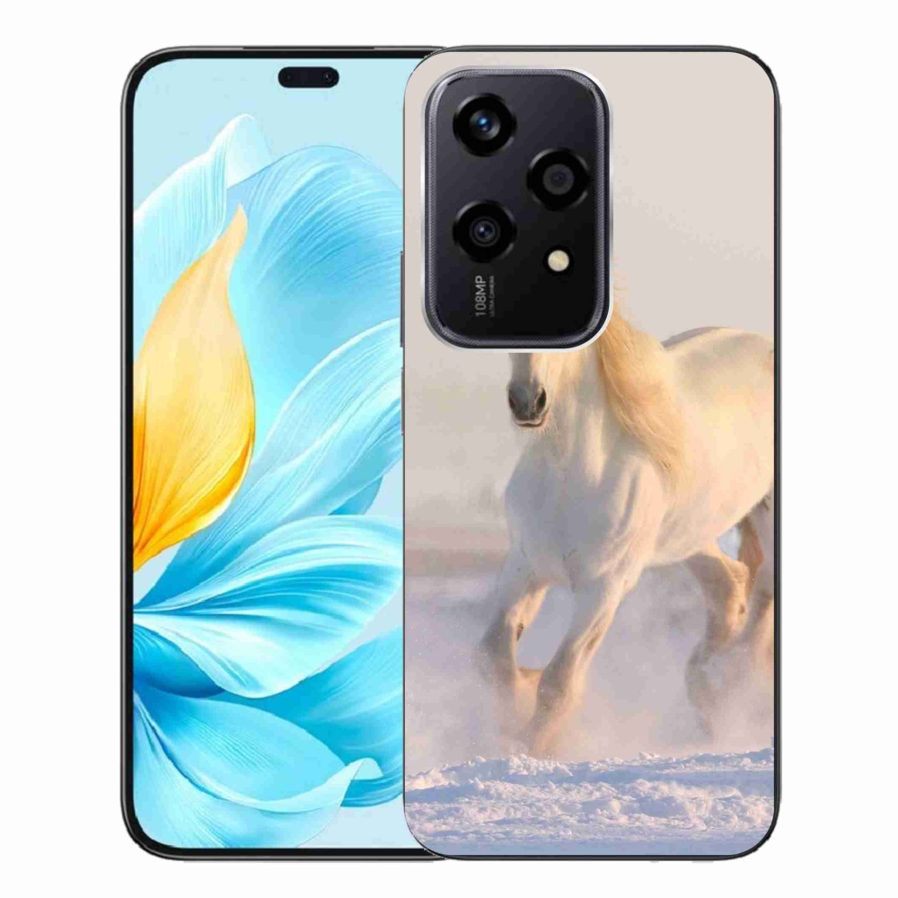 Gél tok mmCase a Honor 200 Lite 5G számára - ló a hóban