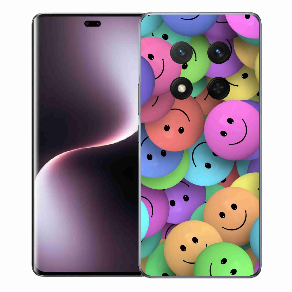 Gél borító mmCase a Honor Magic 7 Lite 5G számára - színes smiley-k