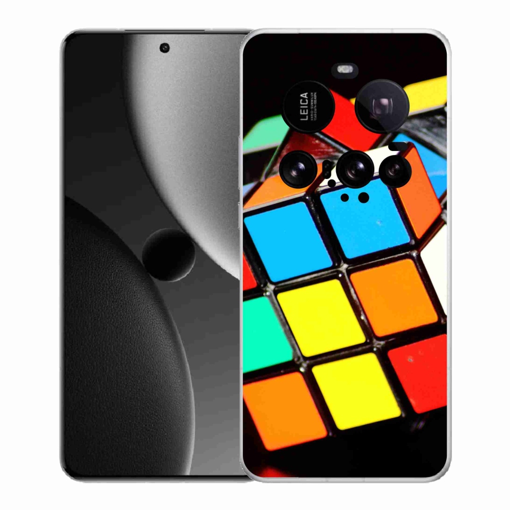 Gél borítás mmCase a Xiaomi 15 Ultra számára - Rubik-kocka