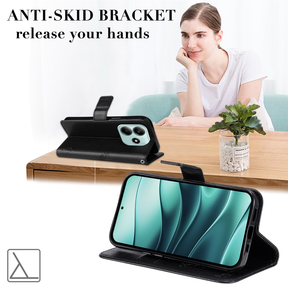 Fák könyve tok Xiaomi Redmi Note 14 5G - fekete