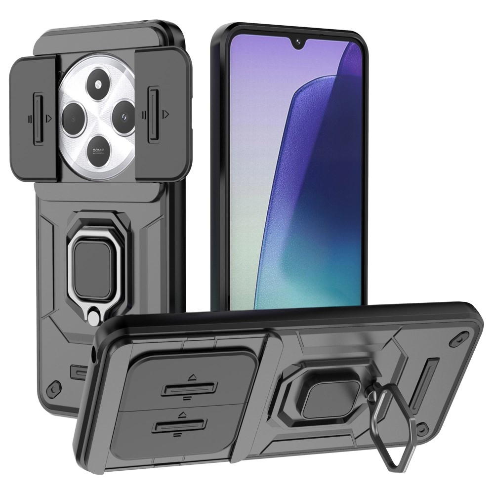 Lencseálló borítás Xiaomi Redmi 14C/Poco C75-hez - fekete