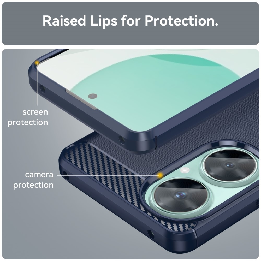 Szénálló zselés tok Huawei Nova 11i készülékhez - kék