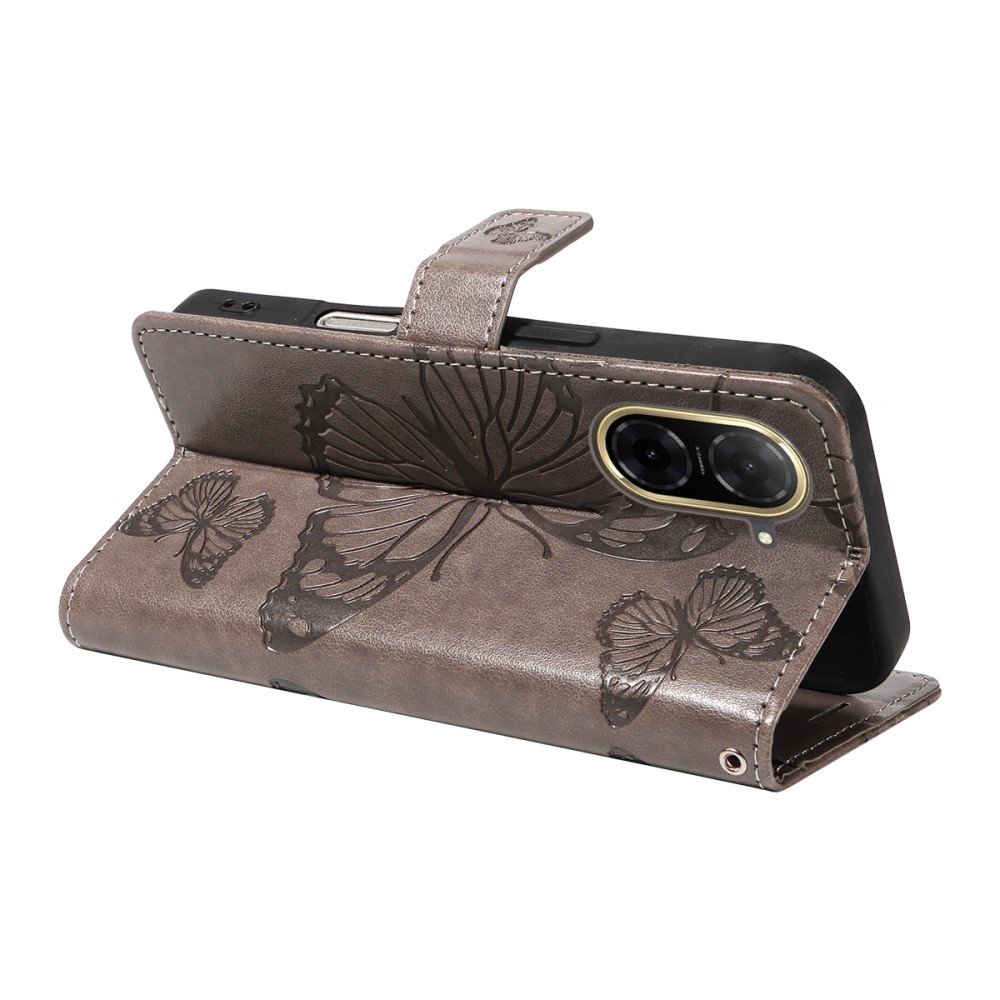 Nagy pillangó könyv tok Xiaomi Redmi A5 (171,7x77,8x8,3mm) - szürke