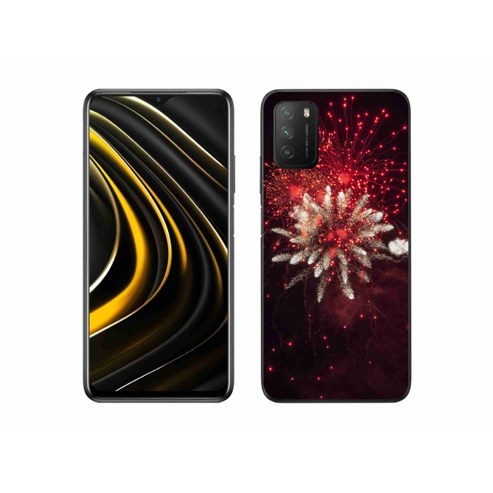 Gél borító mmCase a Xiaomi Poco M3-hoz - tűzijáték