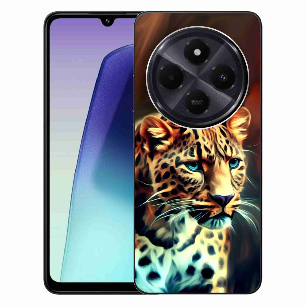 Gél borítás mmCase a Xiaomi Redmi 14C/Poco C75-hez - leopárd