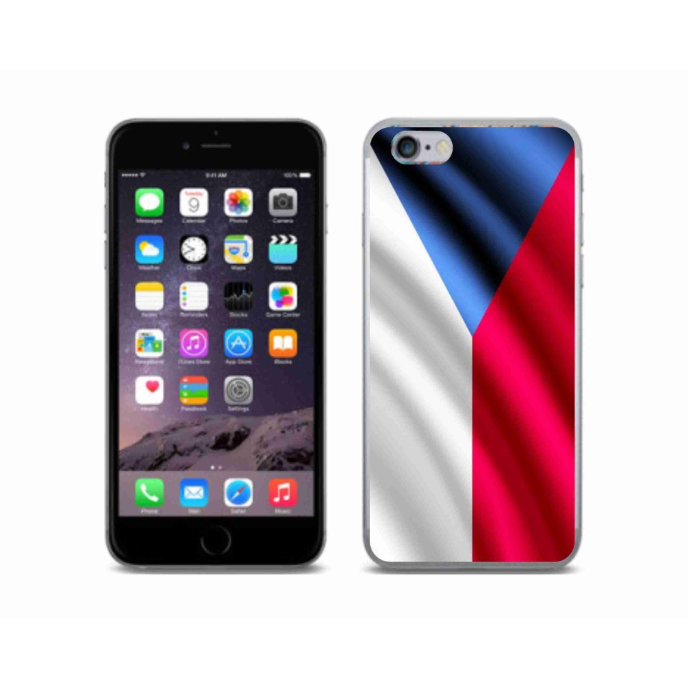 Zselés borítás mmCase iPhone 6/6S készülékhez - cseh zászló
