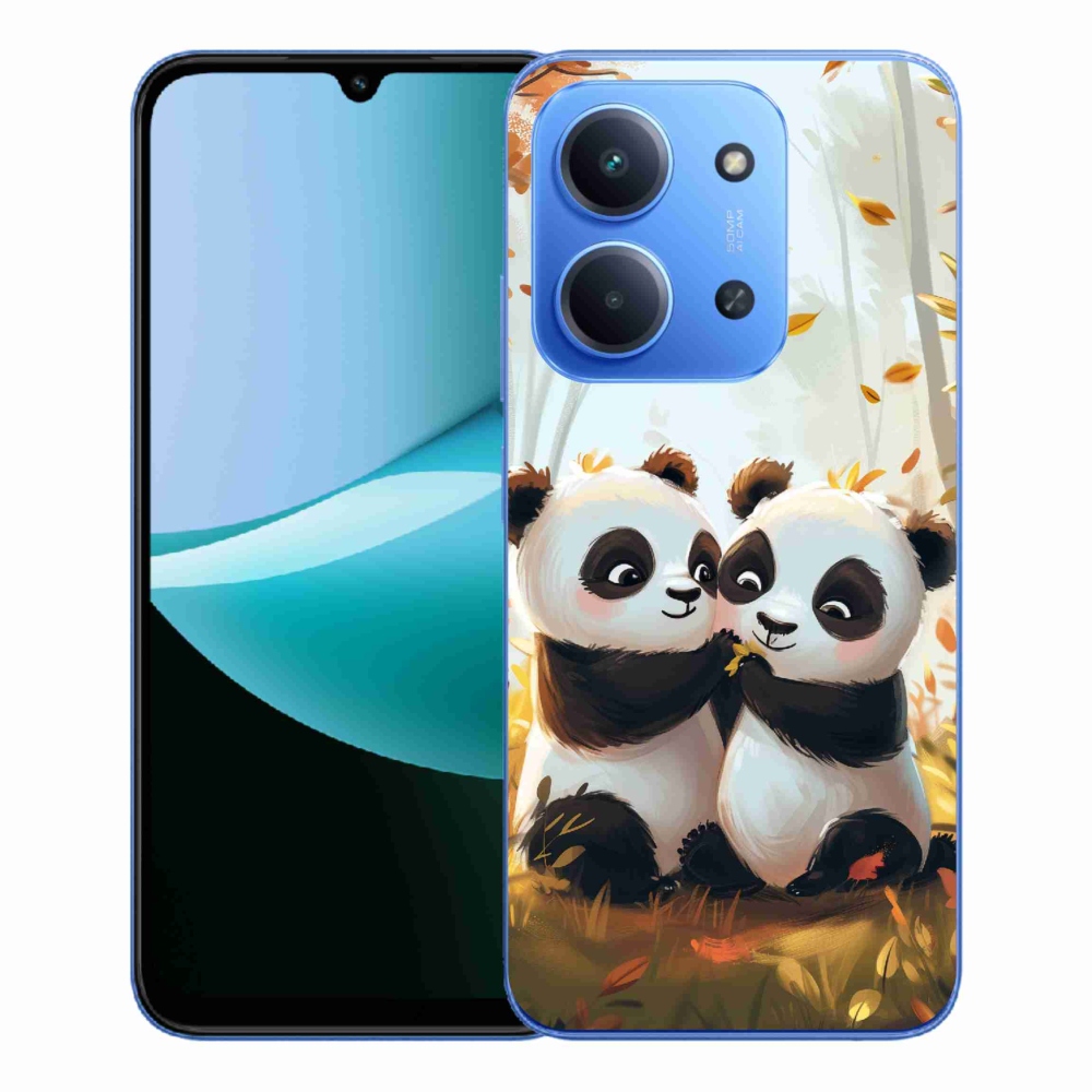 Gél borítás mmCase a Xiaomi Redmi 15C 4G/5G (173mm) - pandák