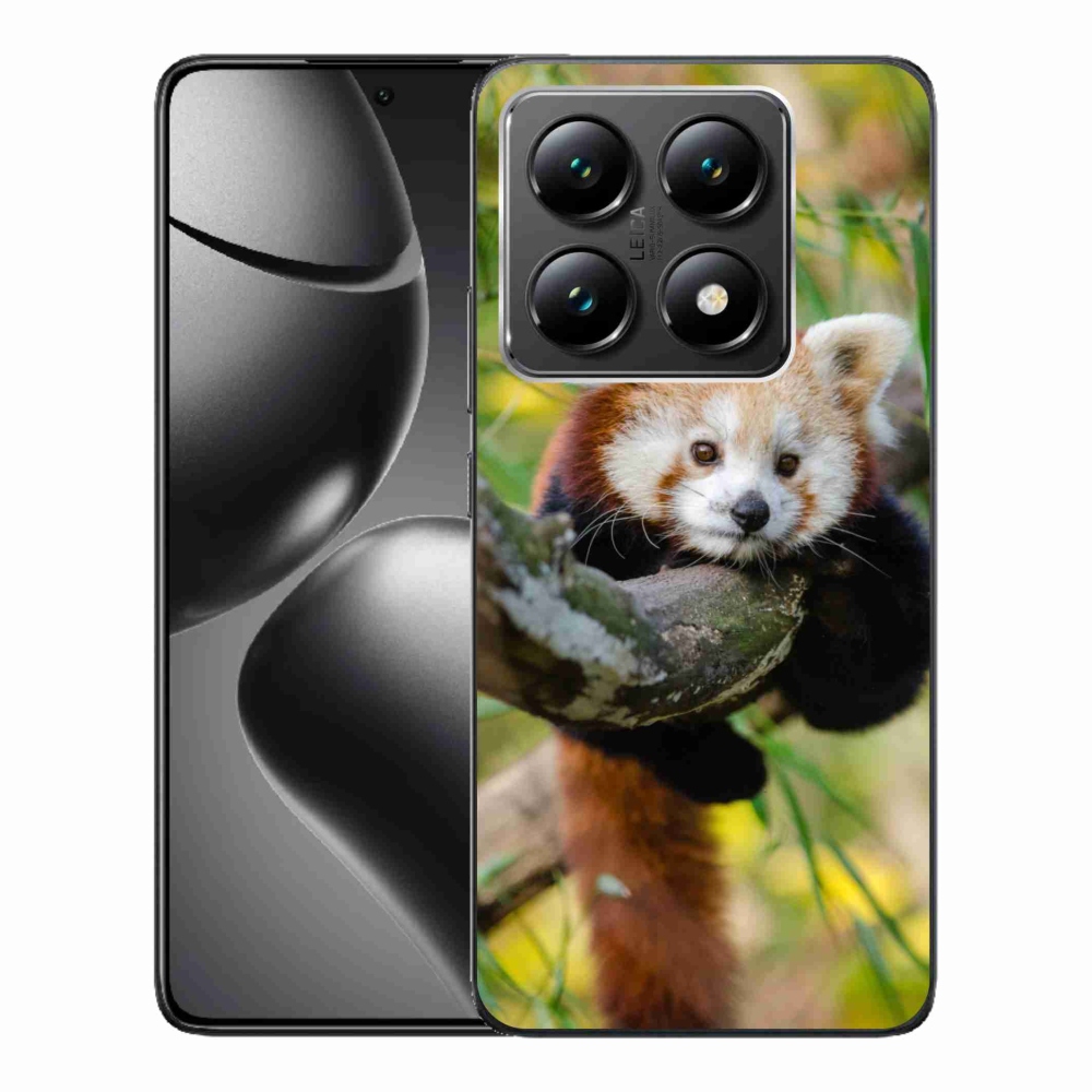 Gél borítás mmCase a Xiaomi 14T-hez - panda piros