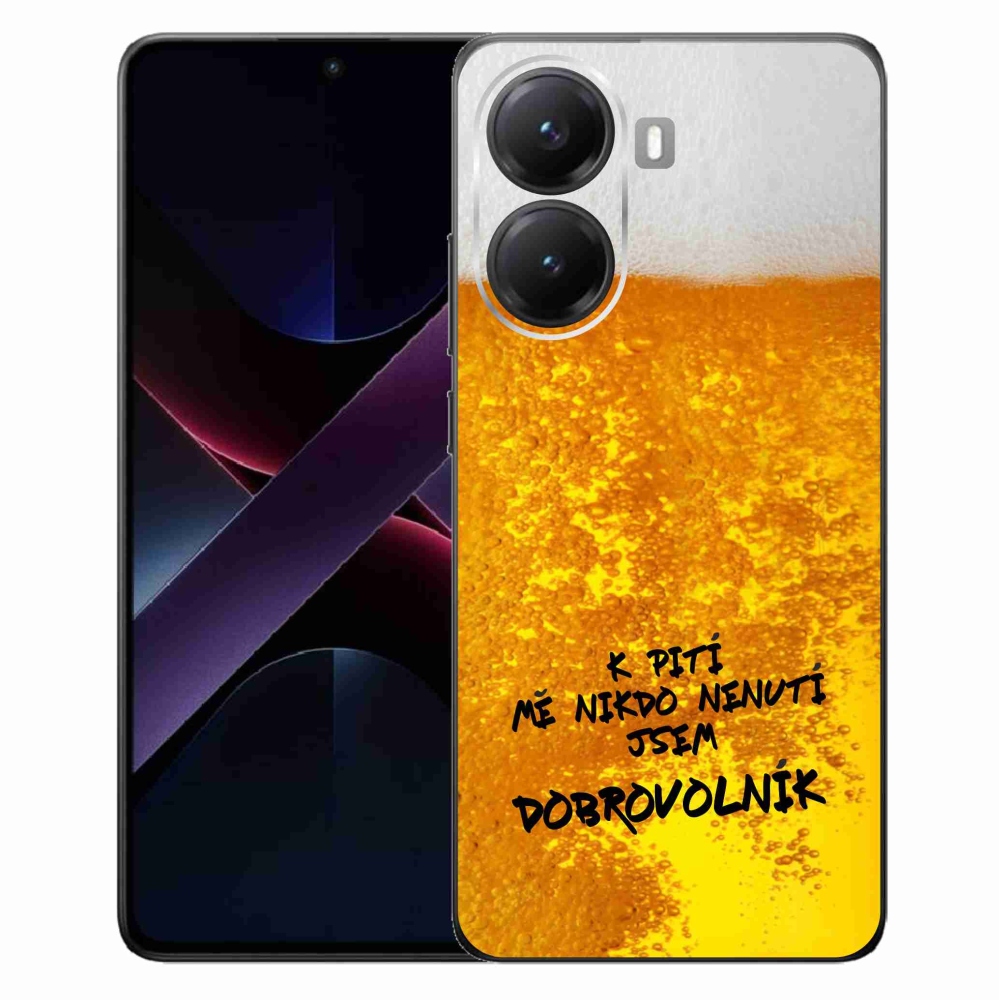 Gél borítás mmCase a Xiaomi Poco X7 Pro 5G számára - sör motívum 4