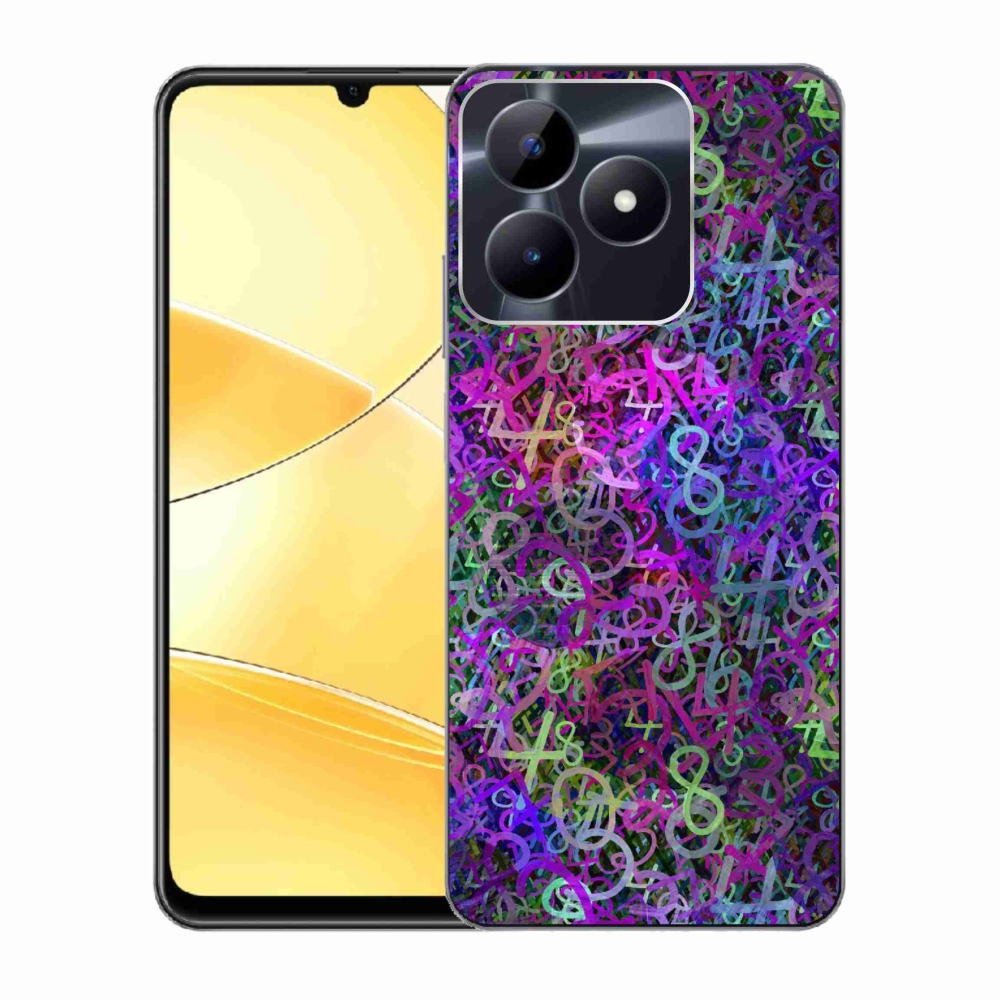 Zselés tok mmCase a Realme C51/C53 készülékhez - absztrakt motívum 25
