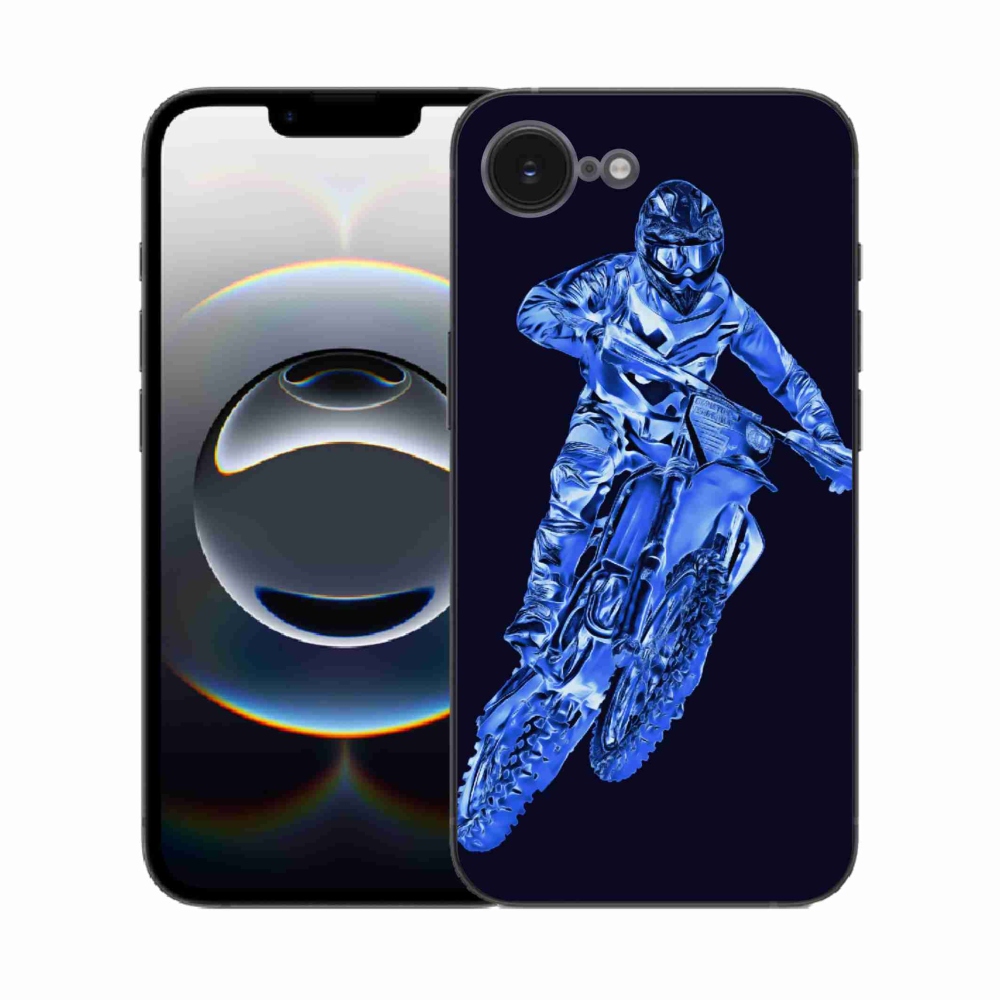 Zselés borítás mmCase iPhone 16e készülékhez - motocross 1