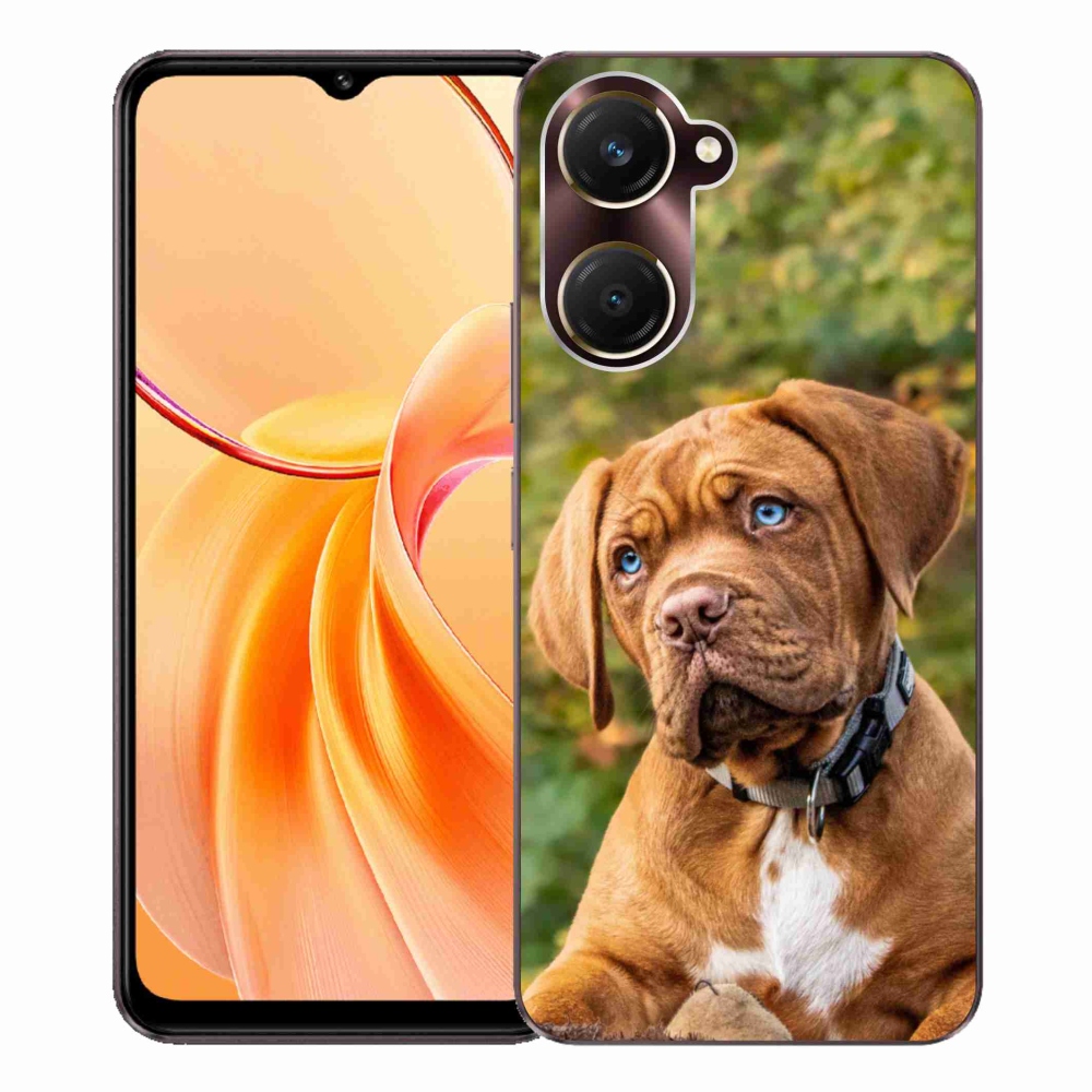 Gél borítás mmCase a Vivo Y28s 5G-hez - kölyökkutyakölyök