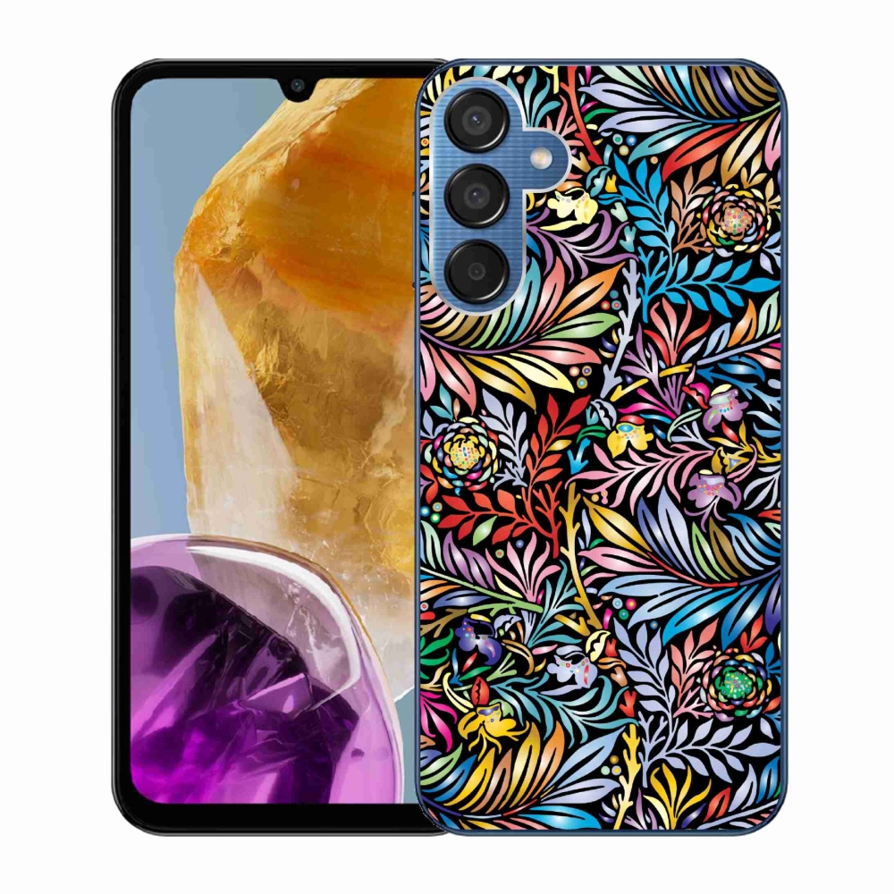 Gél borító mmCase Samsung Galaxy M15 5G - virágok 5