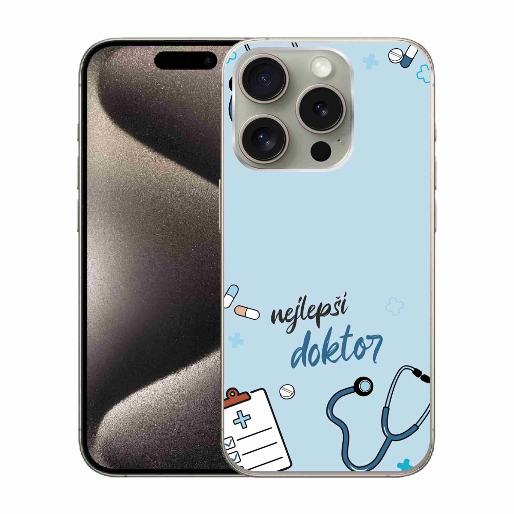 Gél borítás mmCase iPhone 15 Pro készülékhez - Best Doctor