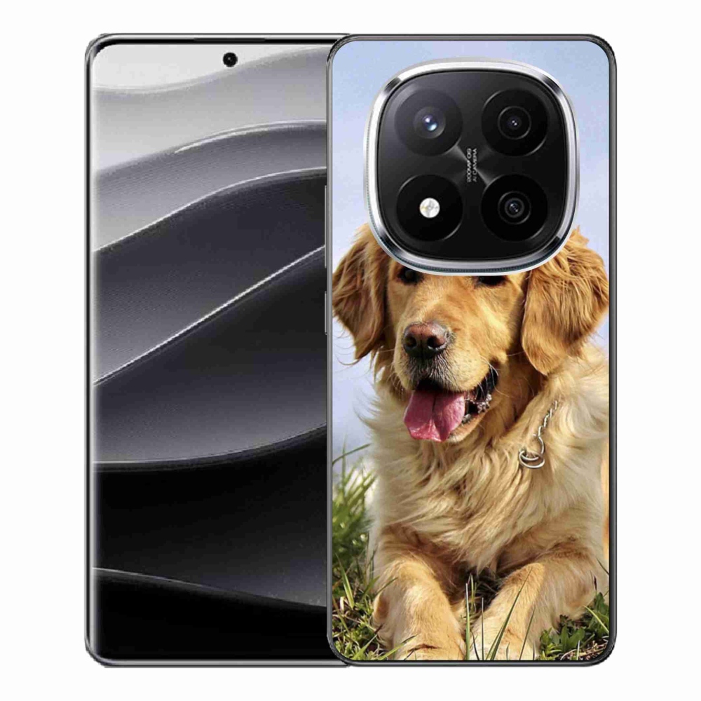 Gél borítás mmCase a Xiaomi Redmi Note 14 Pro+ 5G számára - arany retriever