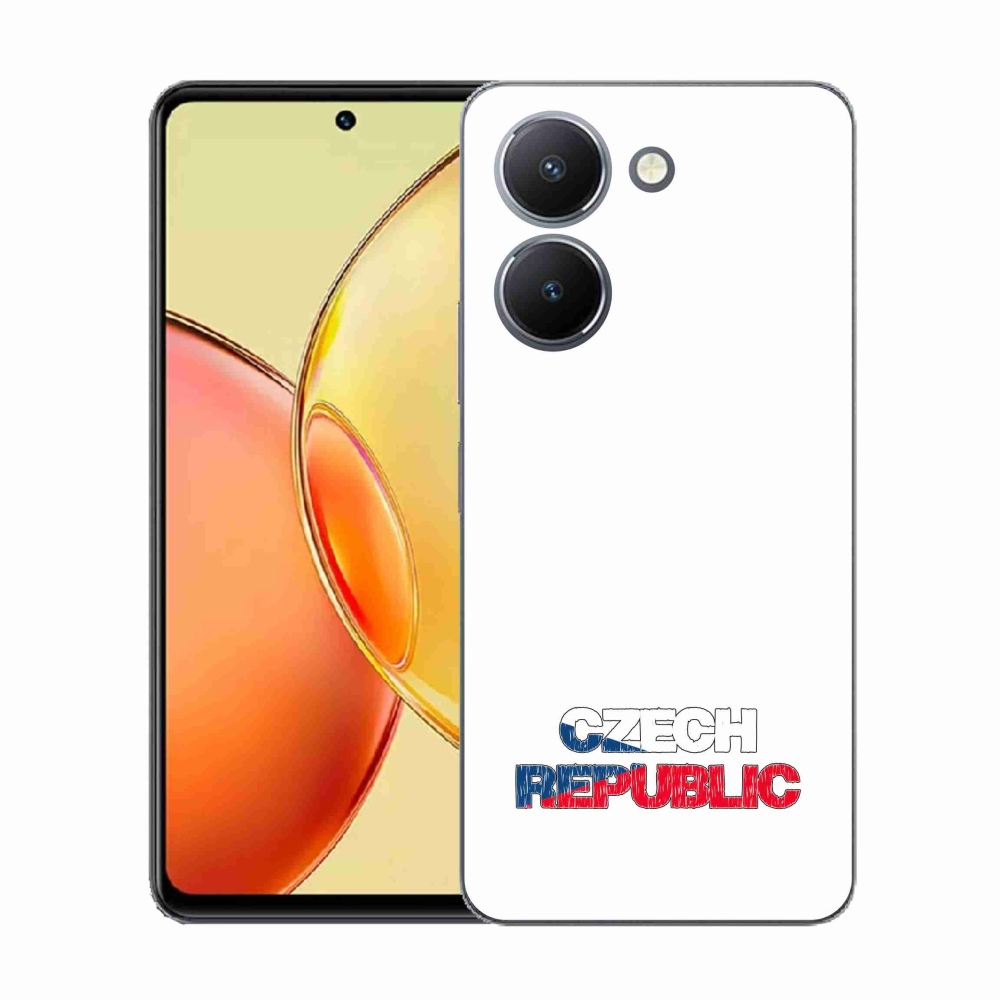 Gél borító mmCase a Vivo Y36-hoz - Csehország fehér háttér