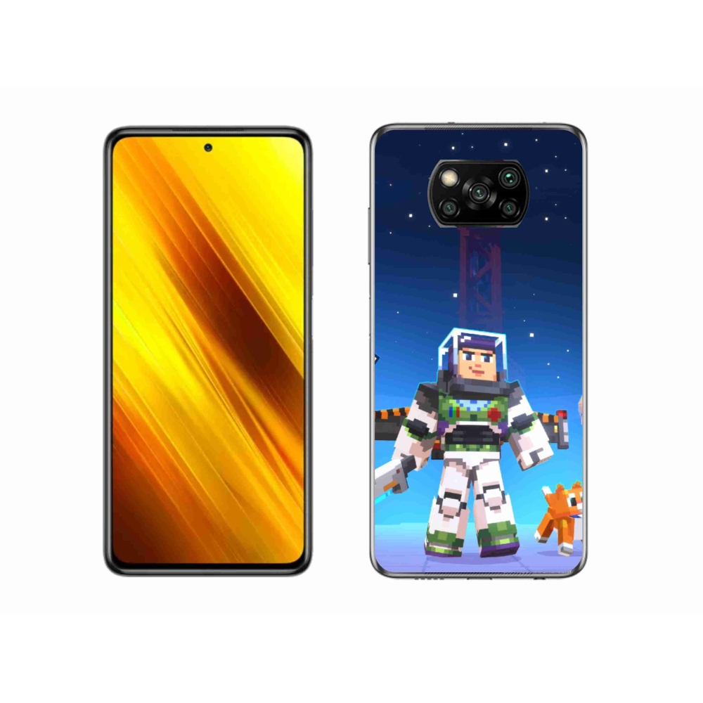 Gél borítás mmCase a Xiaomi Poco X3-hoz - minecraft 2