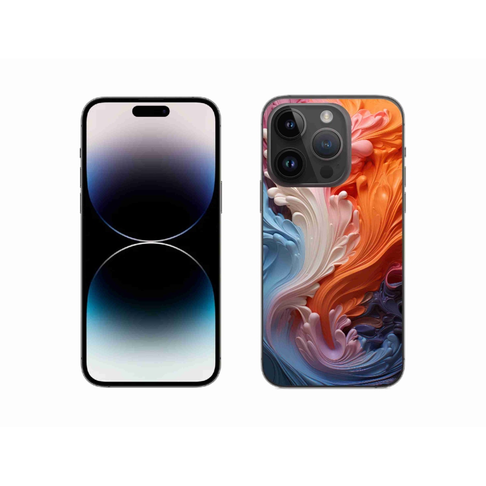 Gél borítás mmCase iPhone 14 Pro készülékhez - absztrakt motívum 8