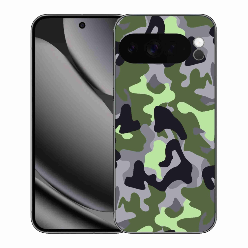 Zselés borítás mmCase a Google Pixel 10 Pro XL-hez - terepszínű minta 7