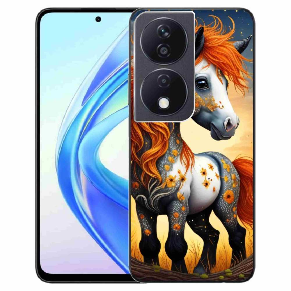 Zselés borítás mmCase a Honor X7b/Honor 90 Smart készülékhez - színes póni
