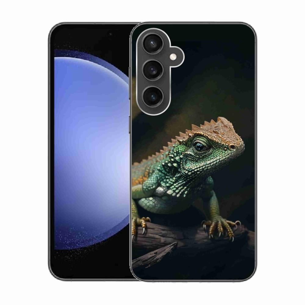 Zselés borítás mmCase Samsung Galaxy S23 FE készülékhez - gyík