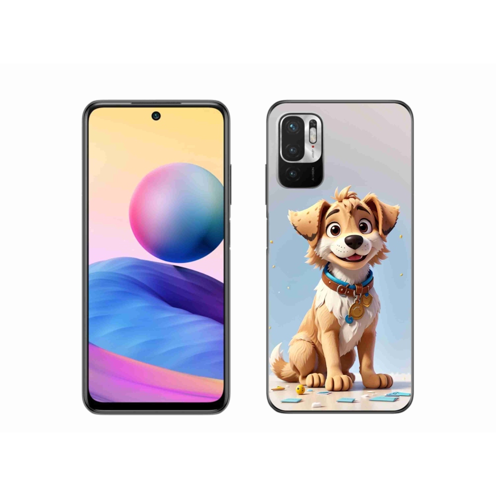 Gél borítás mmCase a Xiaomi Poco M3 Pro/5G számára - rajzfilm kiskutya
